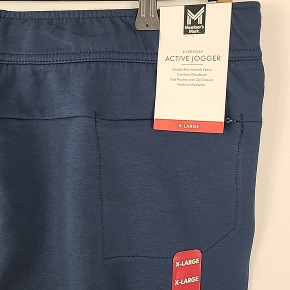 NWT Member's Mark Men's Everyday Active Jogger Blue Sz XL - Picture 5 of 6